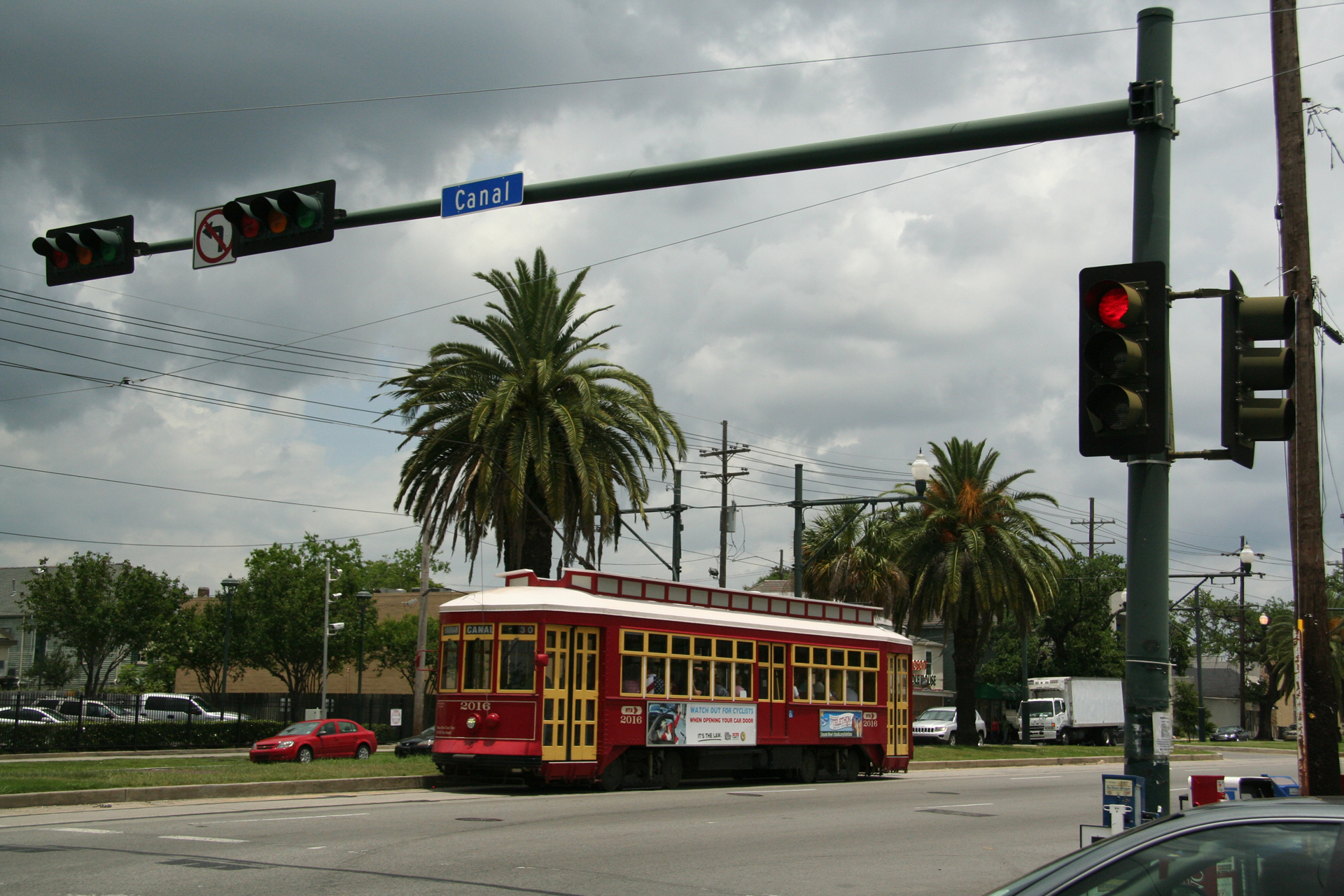 Kreuzung auf der Canal Street/Crossing Canal Street